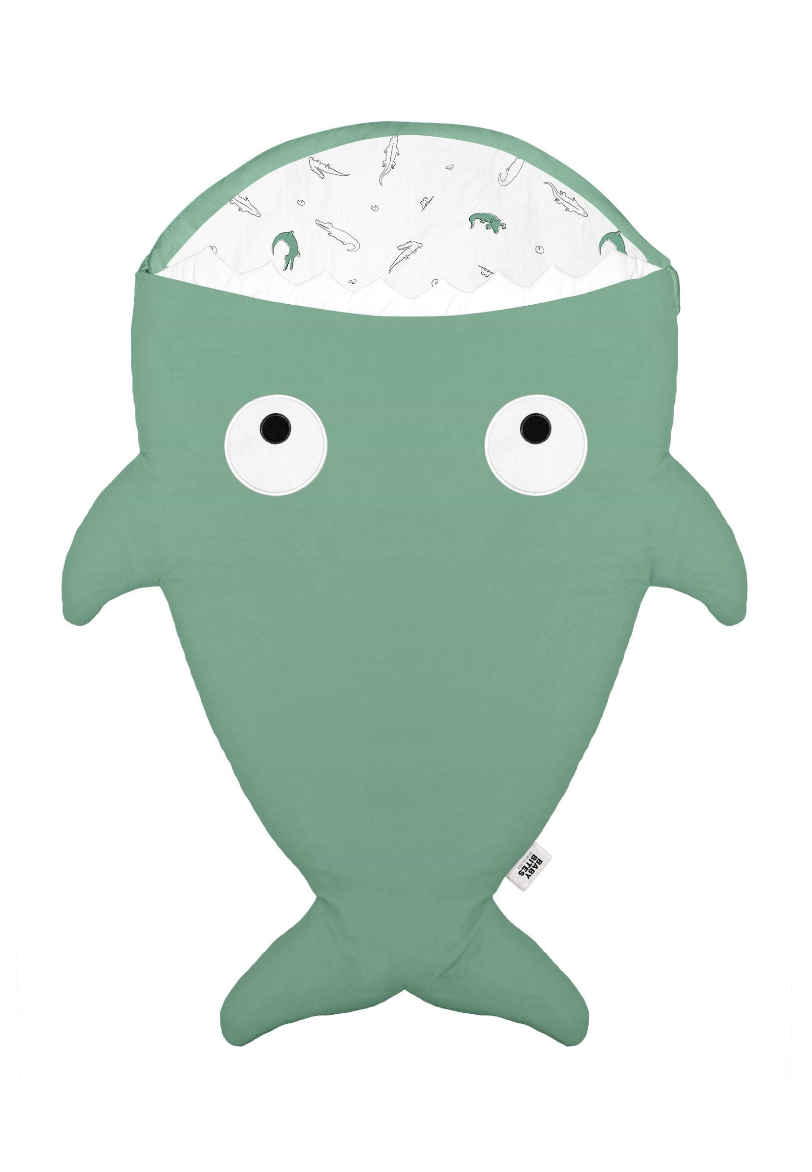 Fishy in light green Sleeping Bag 🐠 .