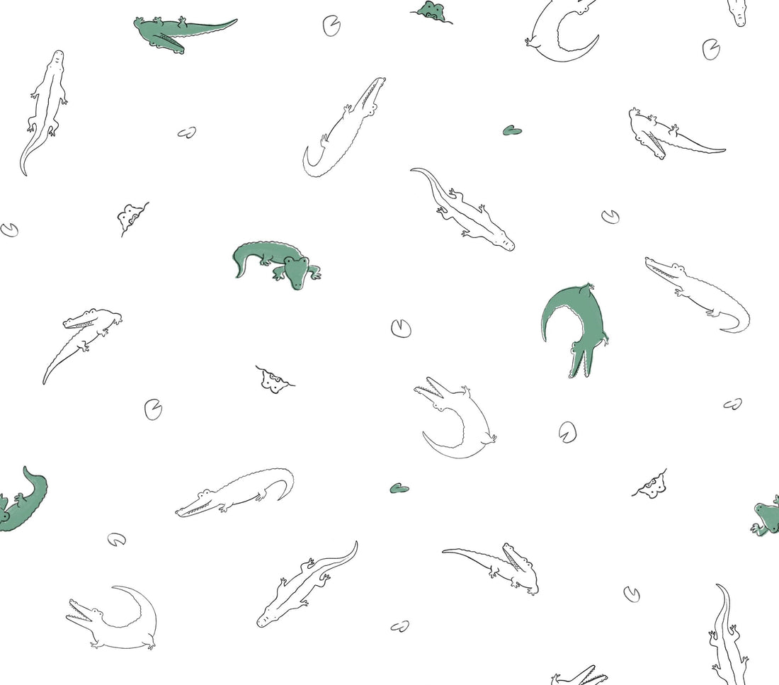 Fishy in light green Sleeping Bag 🐠 .