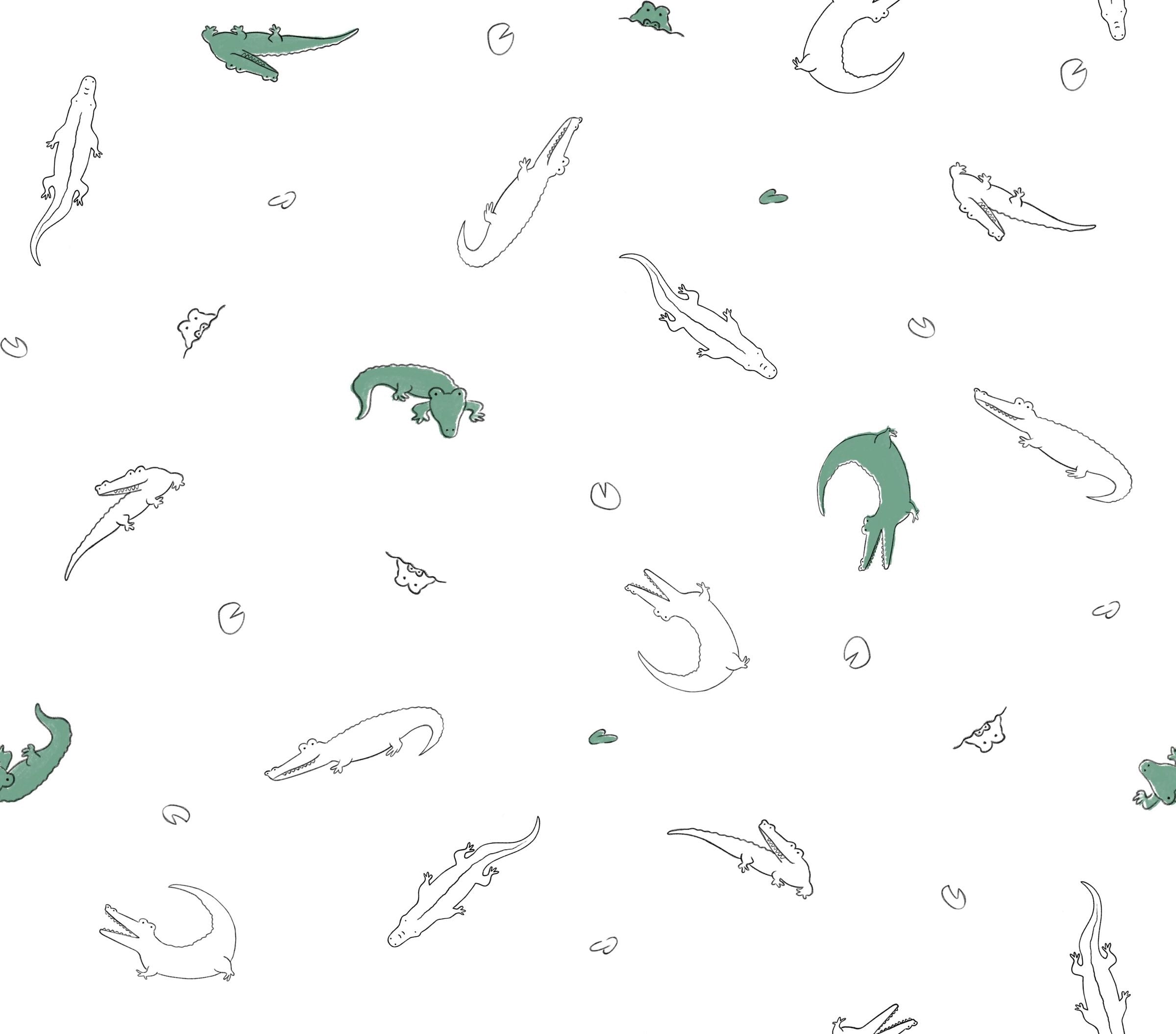 Fishy in light green Sleeping Bag 🐠 .