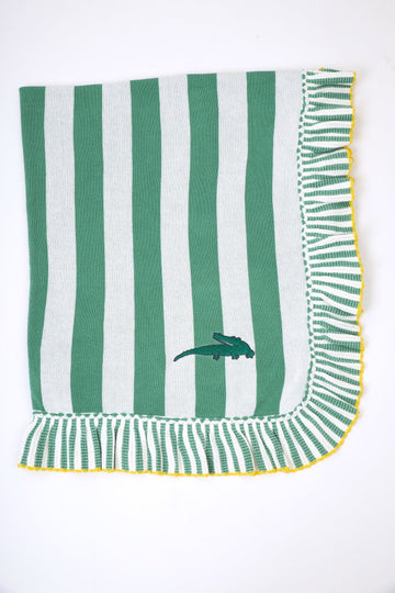 Green Stripe Blanket