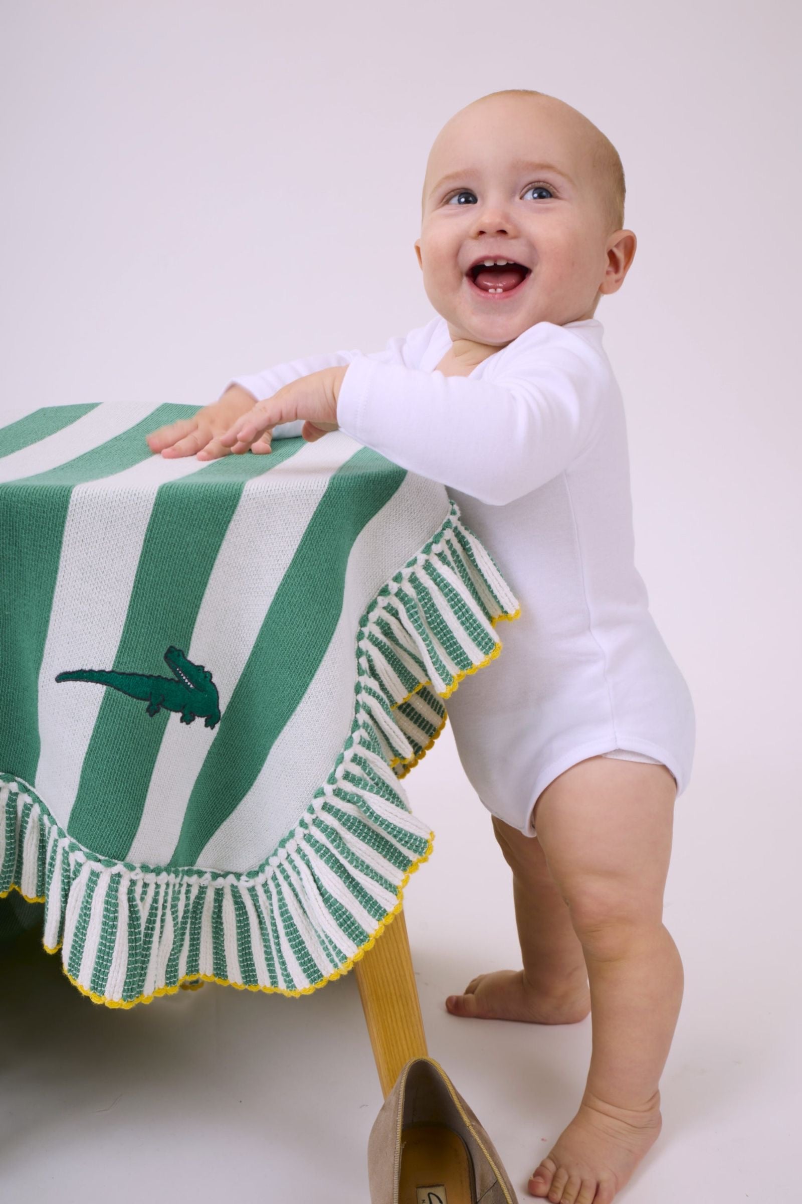 Green Stripe Blanket