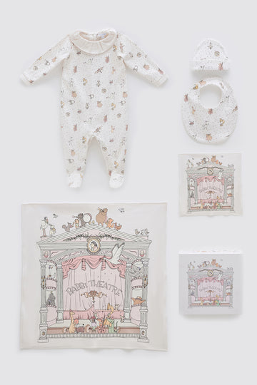 Newborn Set (5-Piece) — Theatre / Pink