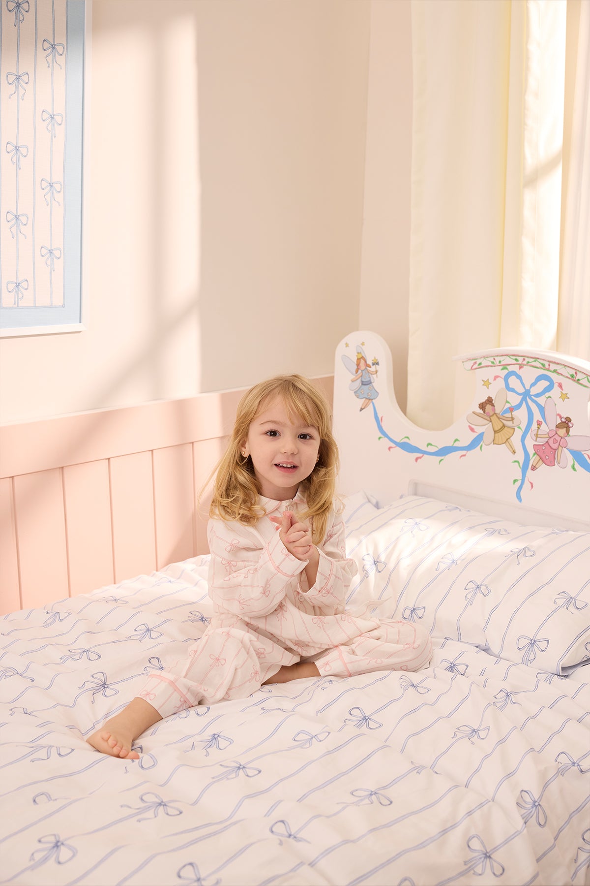 Pyjama Set — Ribbon / Pink