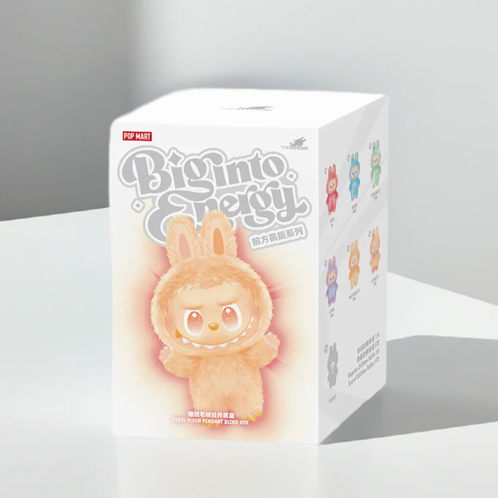 Pop Mart Labubu The Monsters Big into Energy Series Vinyl Plush Pendant Sealed Case (Single)