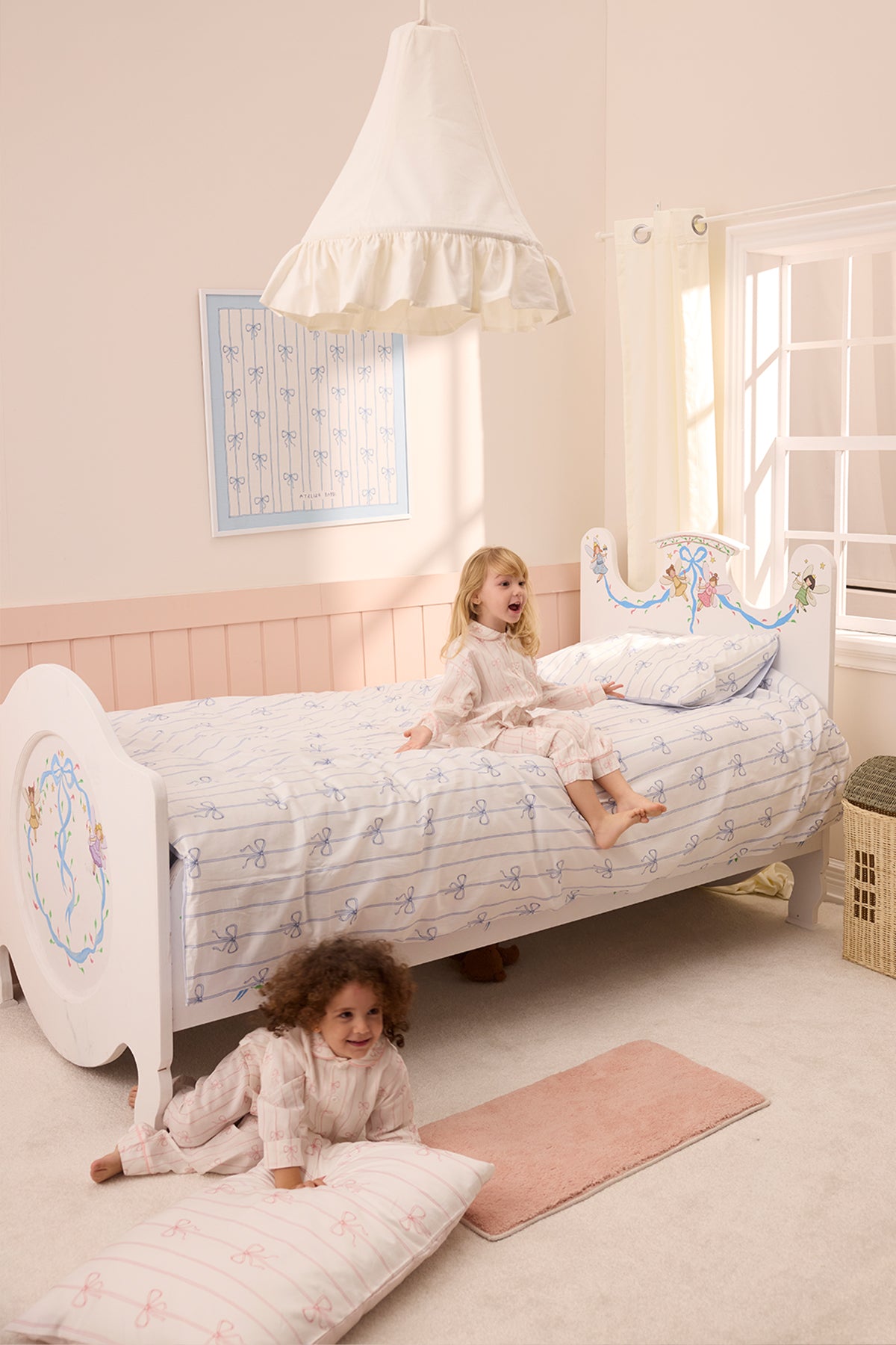 Pyjama Set — Ribbon / Pink