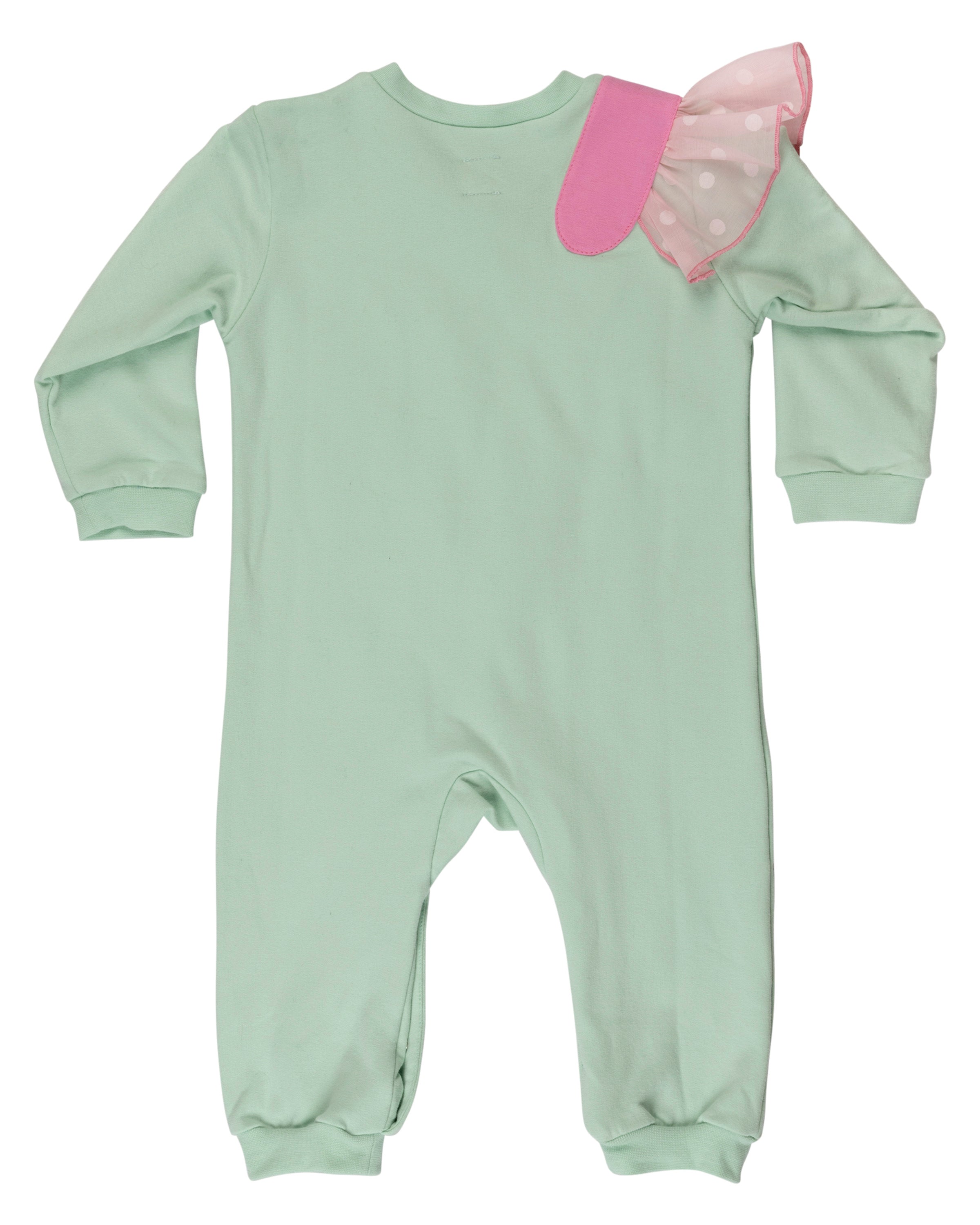 Agnes Angel Mint onesie.