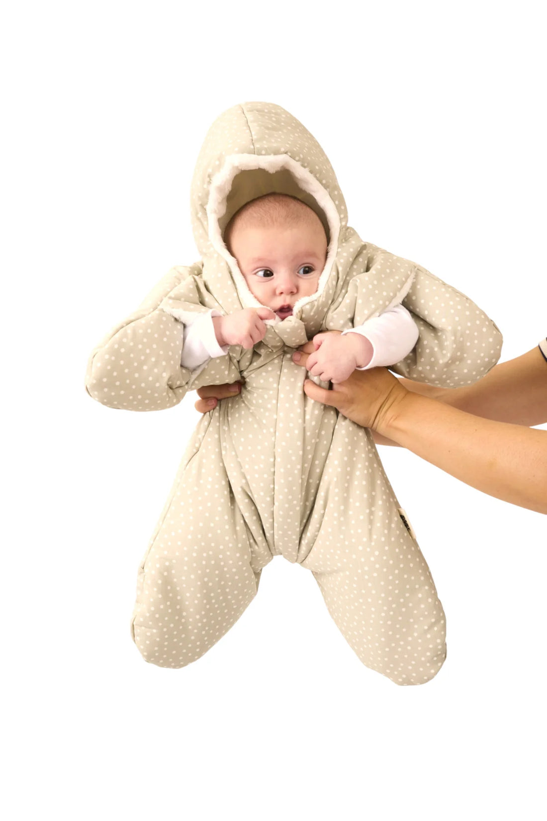 Star in Polka Dots Grey Sleeping Bag 🌟 🎁.