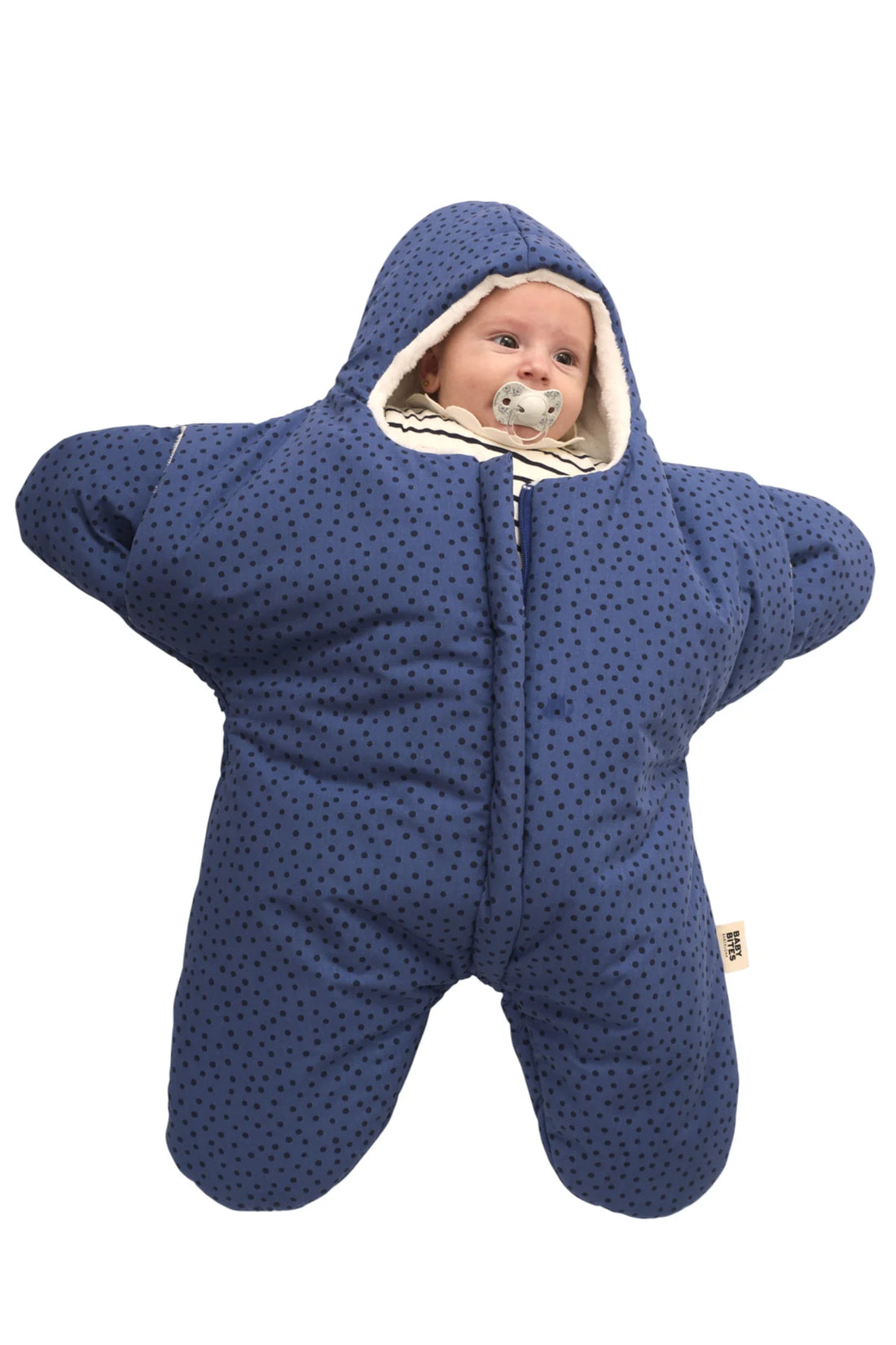 Star in Polka Dots Blue Sleeping Bag 🌟 🎁.