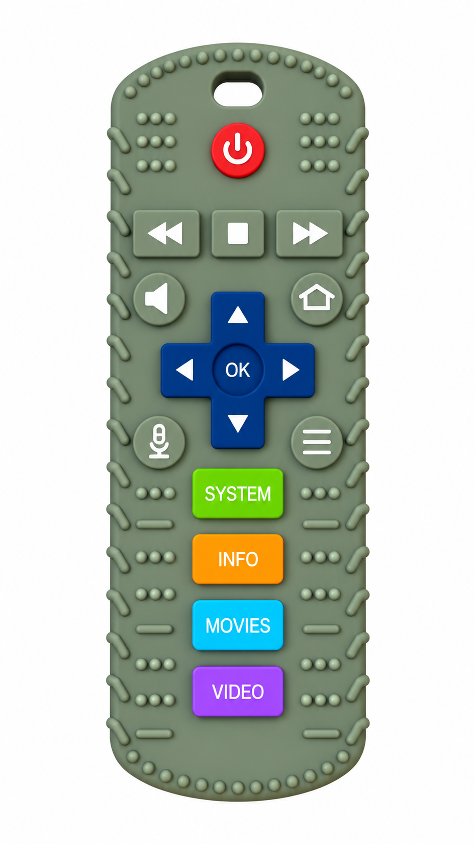 Kaki Silicone Remote