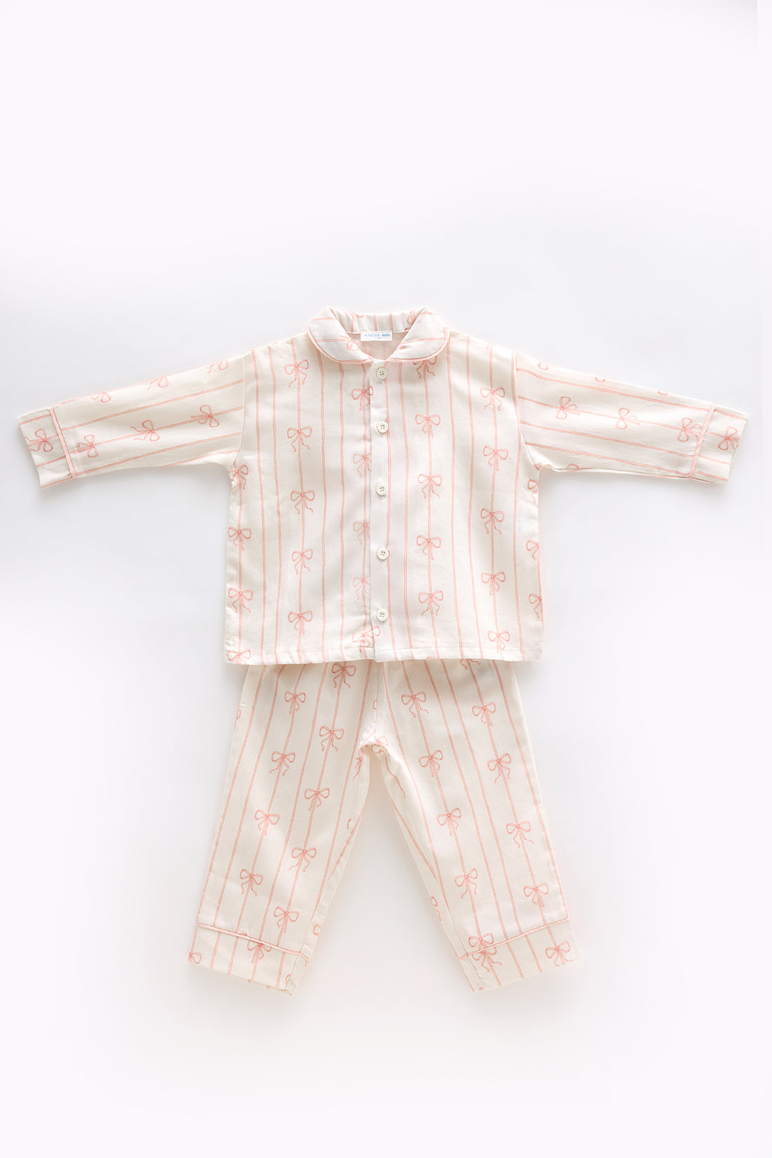 Pyjama Set — Ribbon / Pink