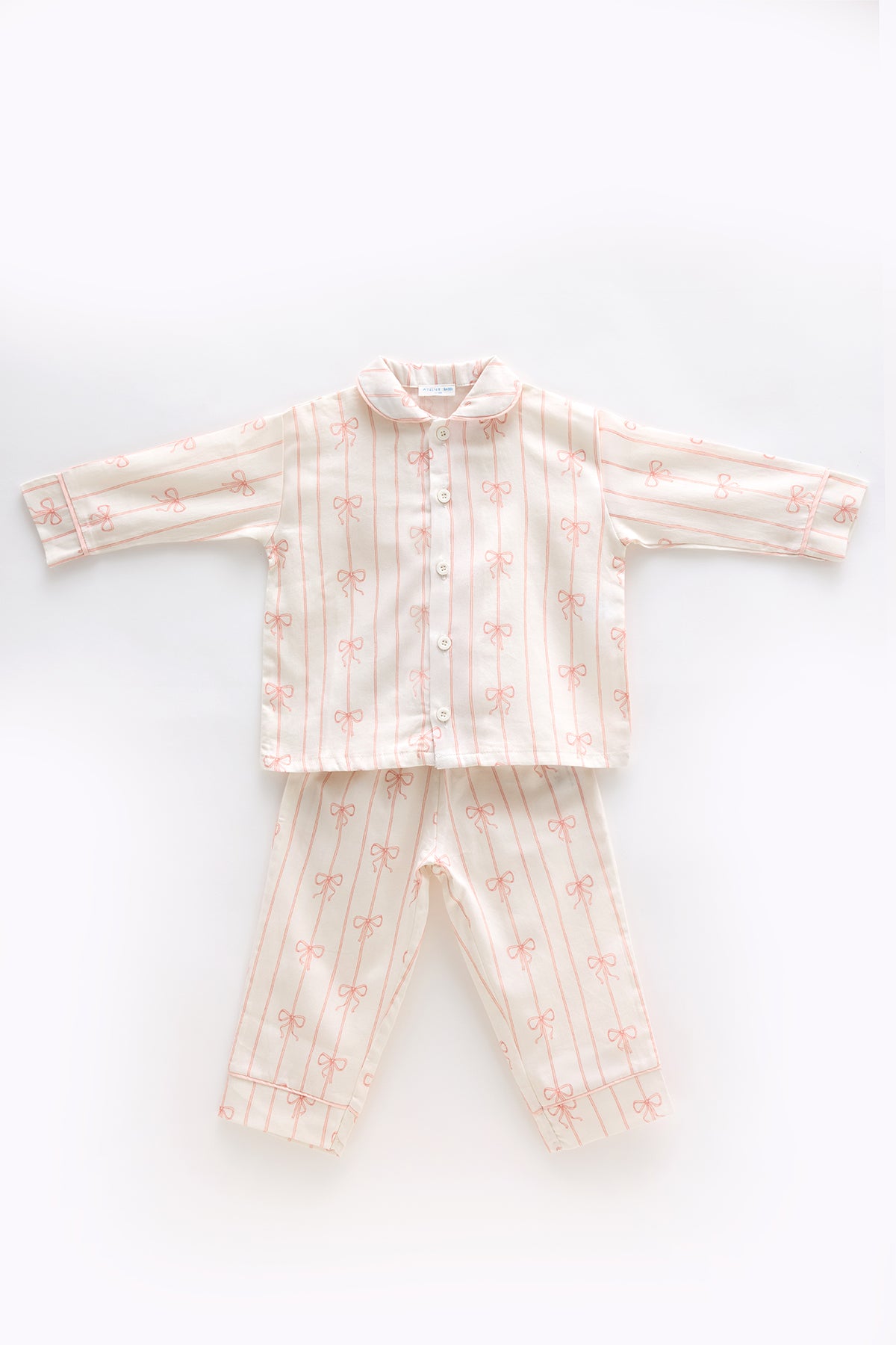 Pyjama Set — Ribbon / Pink