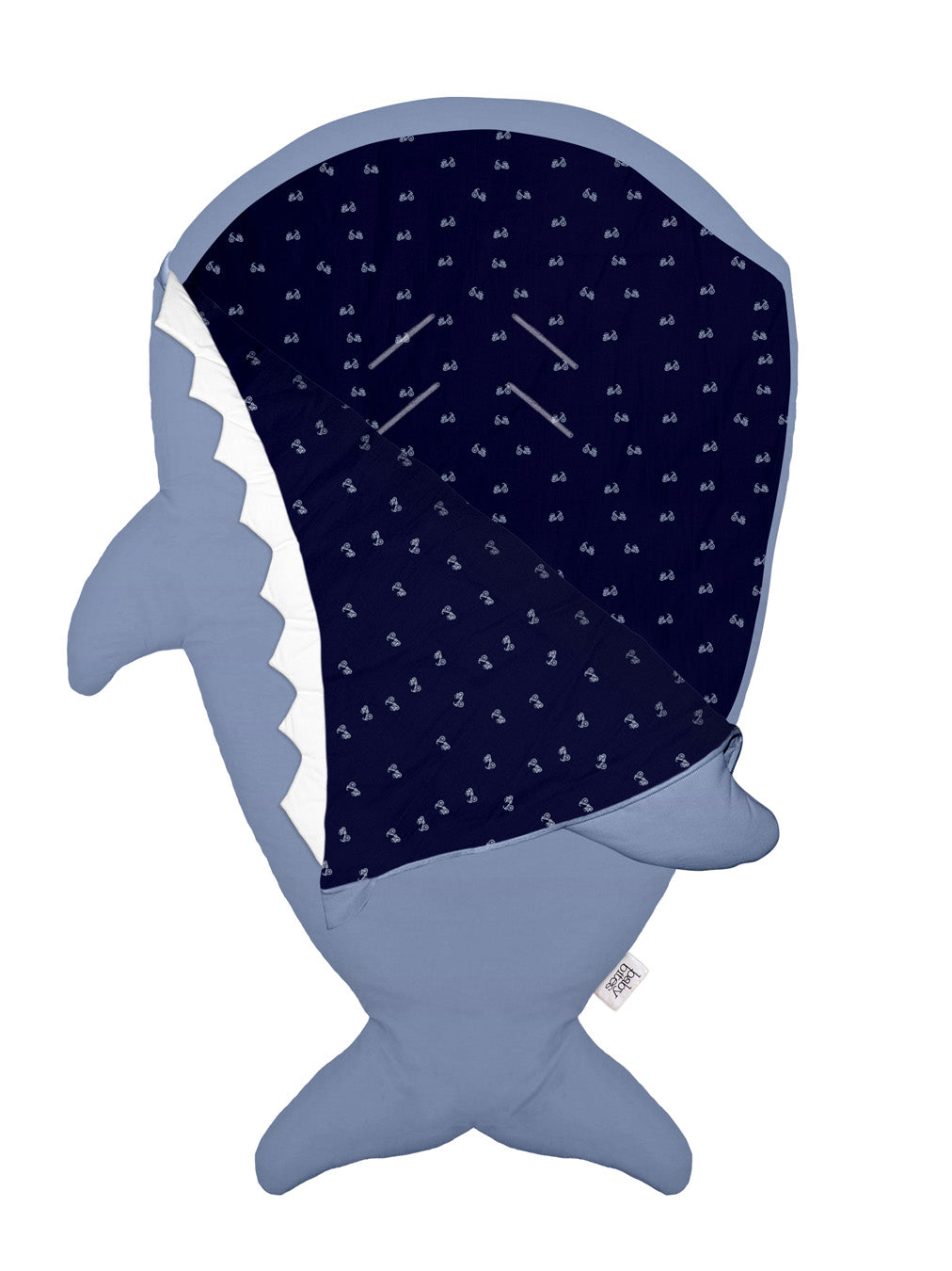 Fishy in BLUE BIKES Sleeping Bag  🚲 🐟 🎁 .