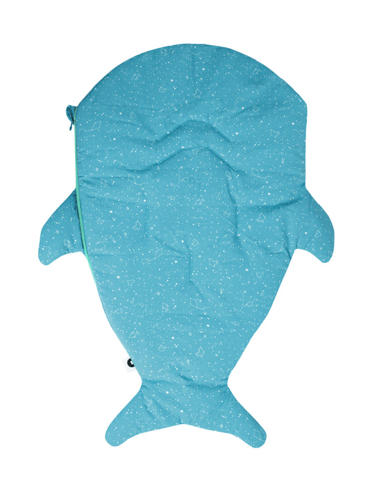 Fishy in STAR GREEN Pattern sleeping bag || سليب باق السمكة باترن بـ اللون الأخضر  🐡🎁
