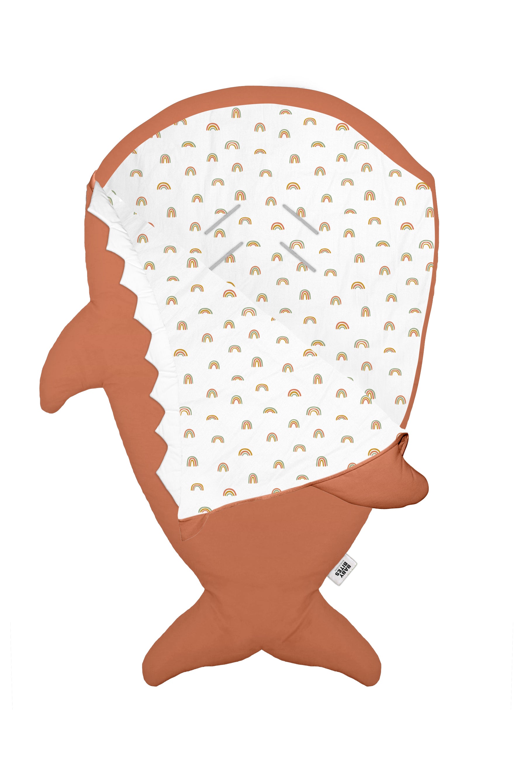 Fishy in Terracotta Sleeping Bag  🐠 .