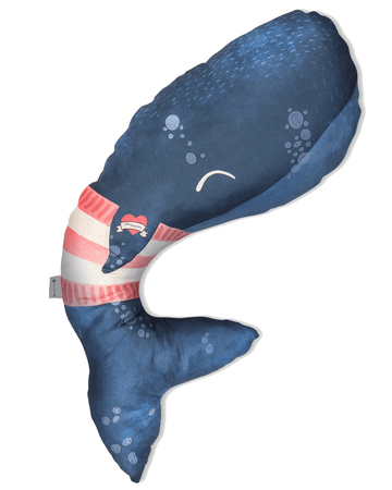Mini Whale Maternity Cushion | مخده الحوت قياس الميني 🐳 🎁