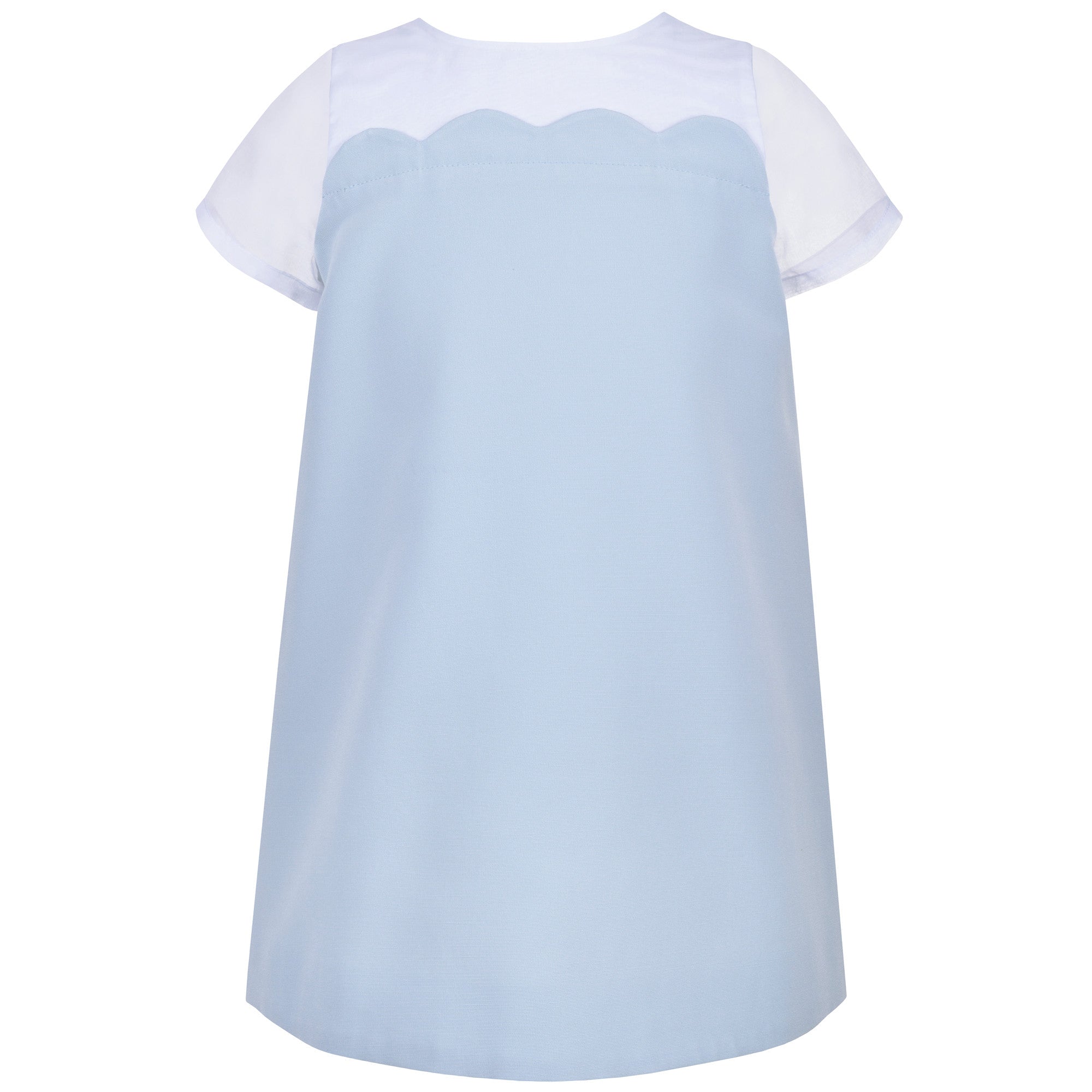 Scalloped Shift Dress 👗